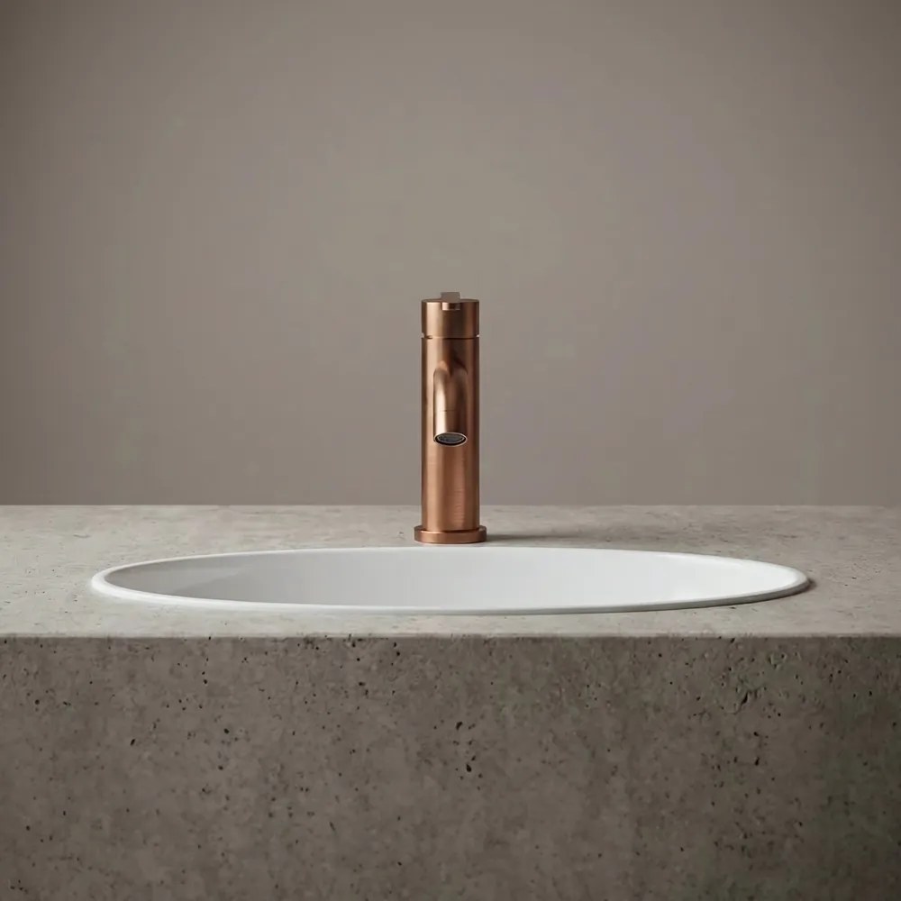 Baterie lavoar Rea Ontario cupru periat