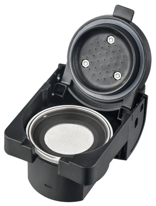 Espressor cafea macinata si capsule 8в1 Oliver Voltz OV51171B5, 1450W, 19 bar, Negru/Rosu