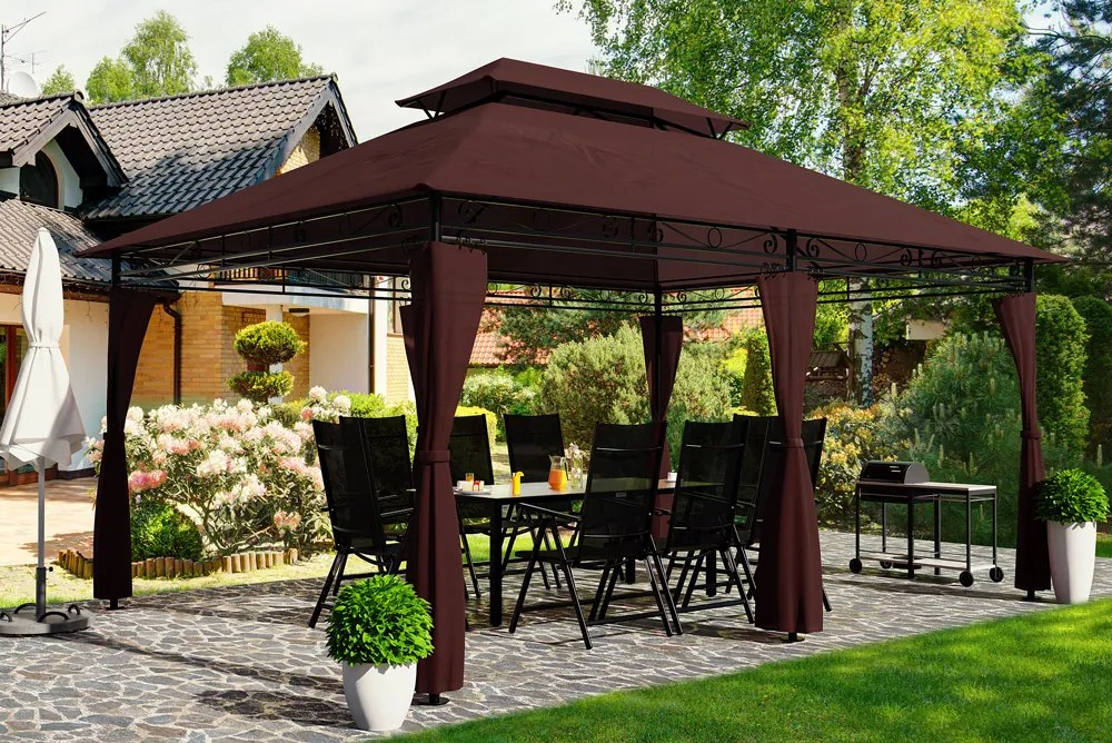 Deuba Foisor de gradina Topas 4x3 maro