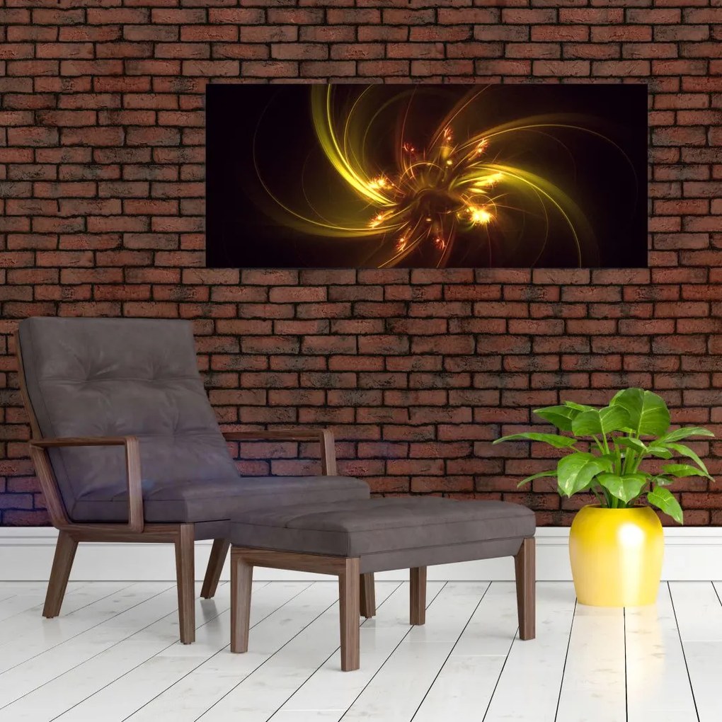 Tablou - abstracție cu elice (120x50 cm)