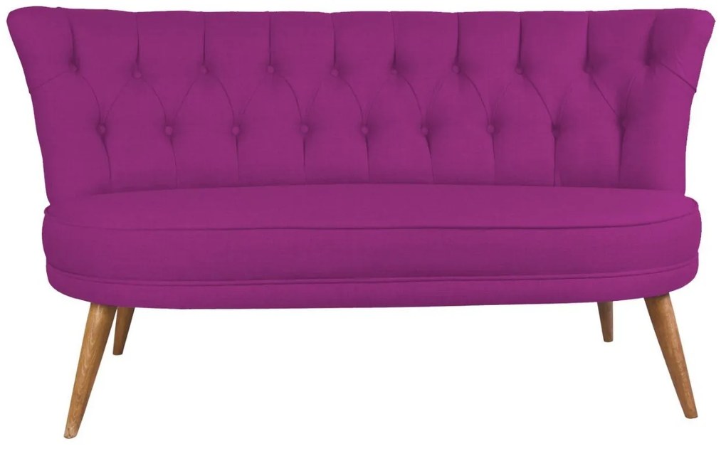 Canapea cu 2 Locuri Richland Loveseat, Violet, 140 x 71 x 80 cm