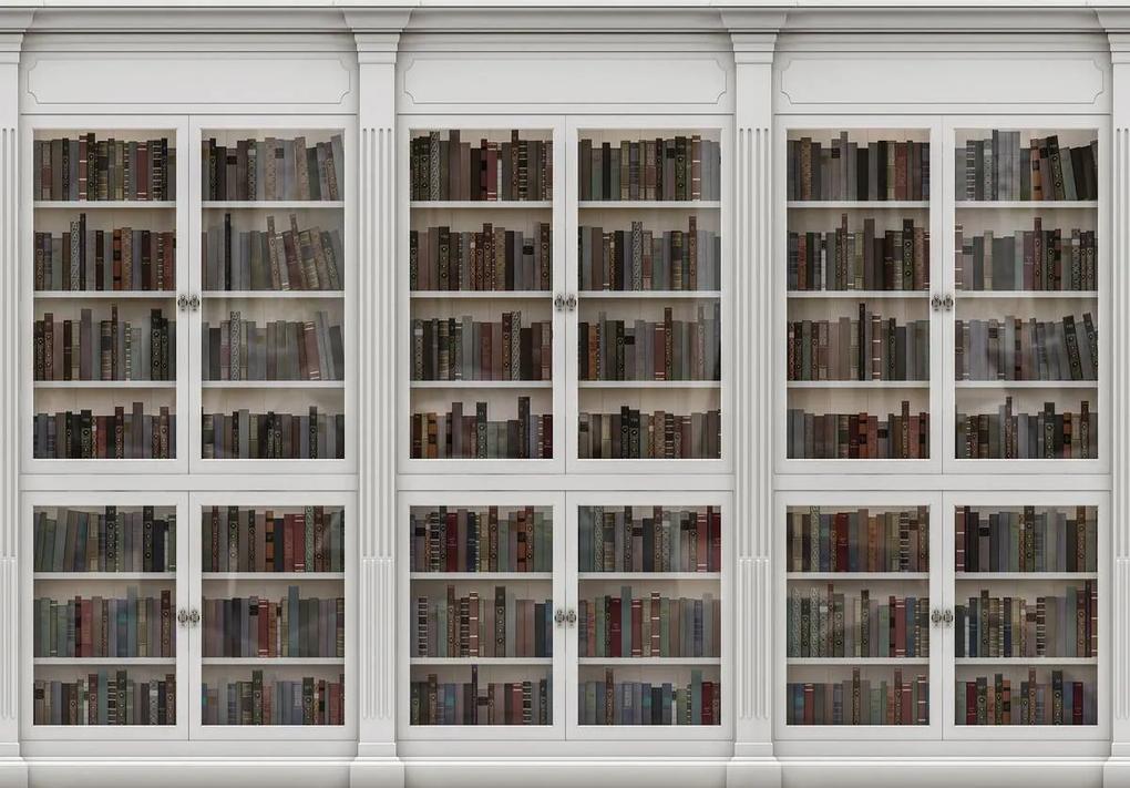 Fototapet - Biblioteca plină de cărți (254x184 cm), în 8 de alte dimensiuni noi