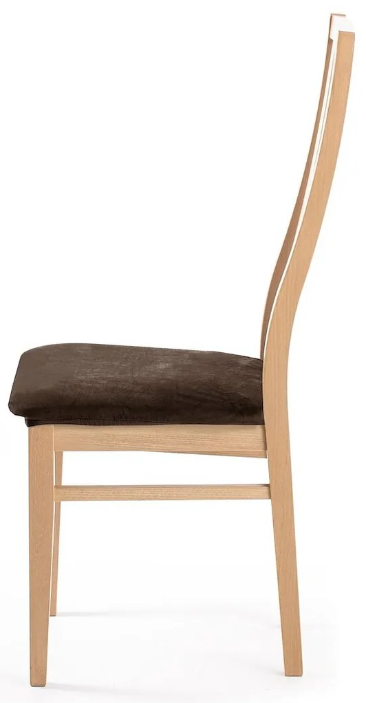 Restilo Husă elastică pentru scaun Sento maroînchis, 40 x 40 + 5 cm