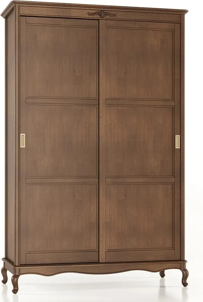 Dulap lemn masiv Seraphia 2 Uși Glisante, 150 × 65 × 230 cm
