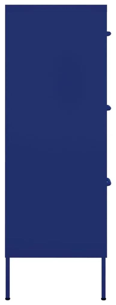 Dulap cu sertare, bleumarin, 80x35x101,5 cm, otel Bleumarin, 1, Bleumarin