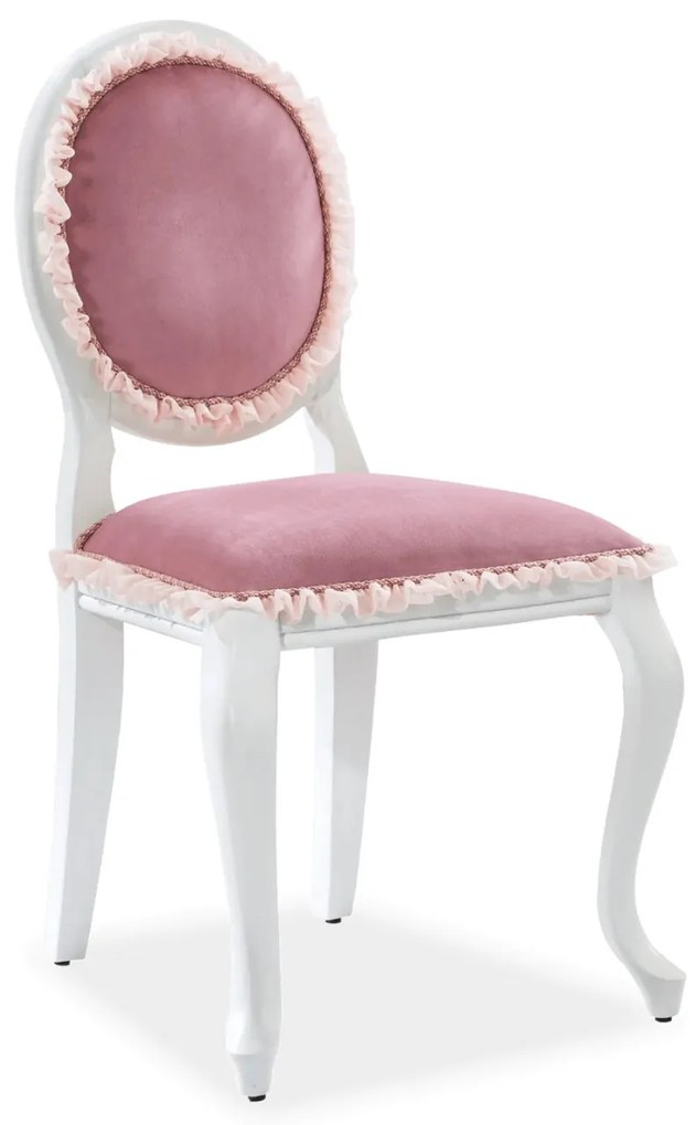 Scaun clasic Dream roz ,   perfect pentru camera micii printese