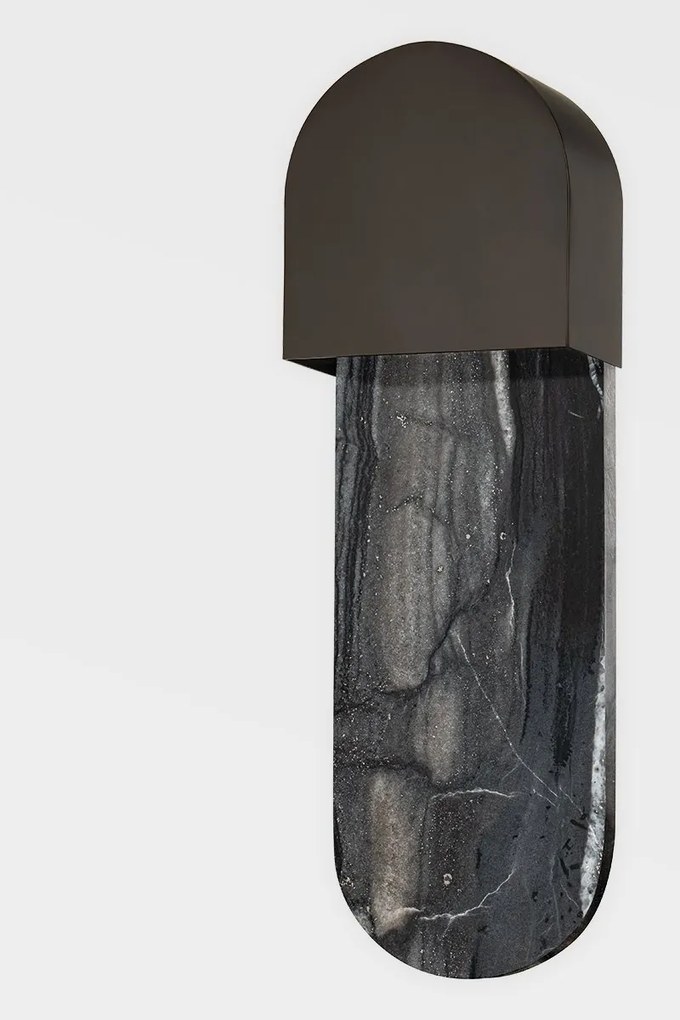Aplica de perete design modern HOBART, neagra