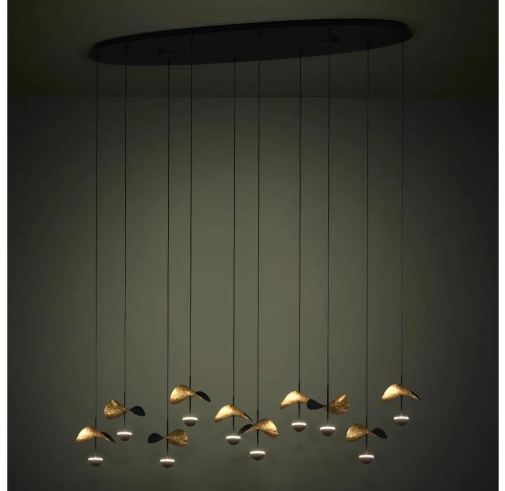 Lustră LED dimabilă pe cablu Eglo 390342 DRACERA 10xLED/2,3W/230V 3000K