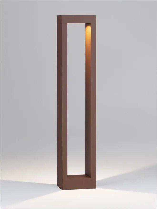 Stalp exterior LED 3000K IP65 DOLIX corten, H-60cm