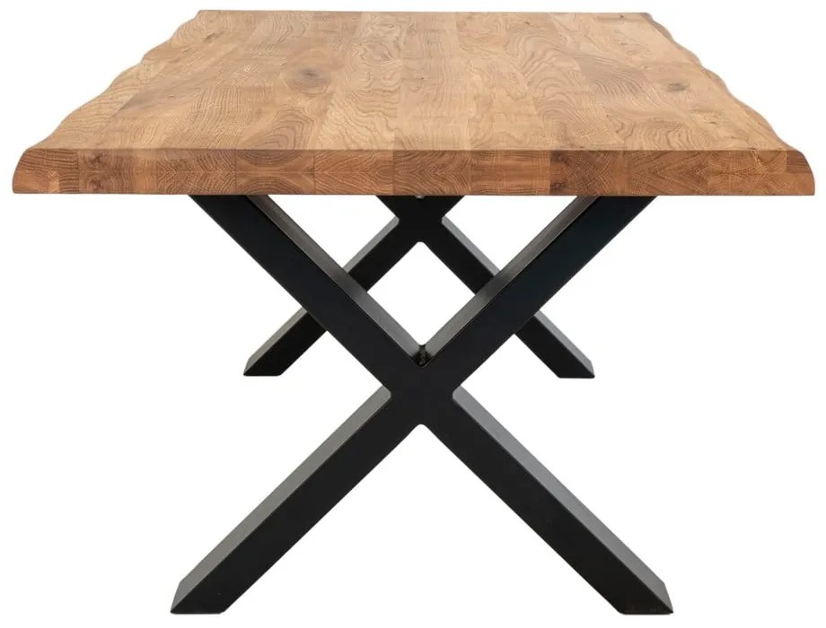 Masă de cafea cu blat din lemn masiv de stejar House Nordic Toulon, 120 x 70 cm