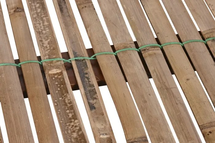 Pat din bambus și rattan, 180x200 cm, „Bali”