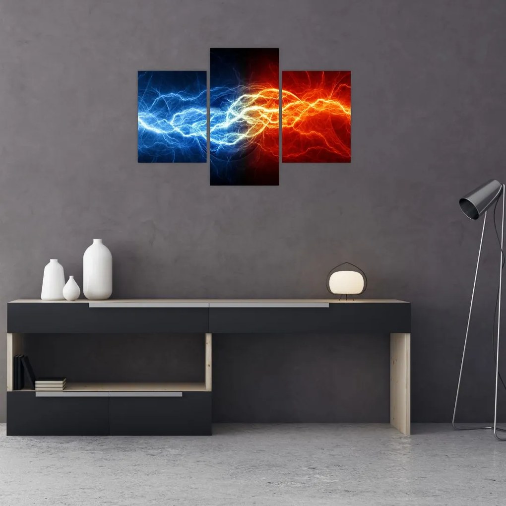 Tablou cu tensiunea de curent (90x60 cm)