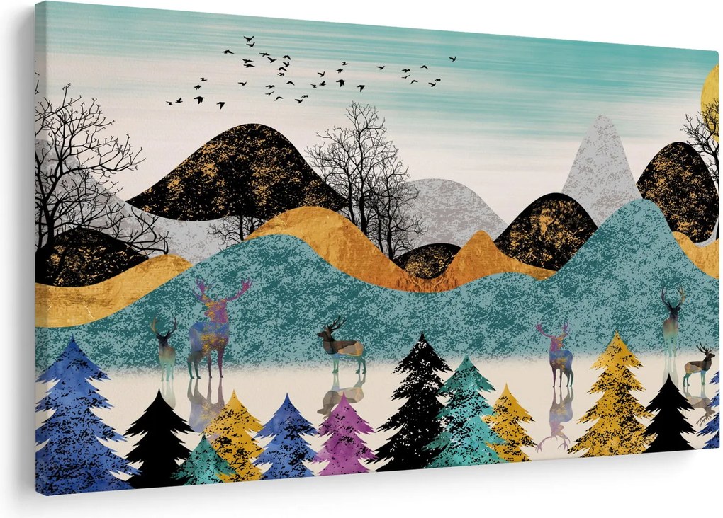 Tablou fgrafic cu cebi (90x60 cm)