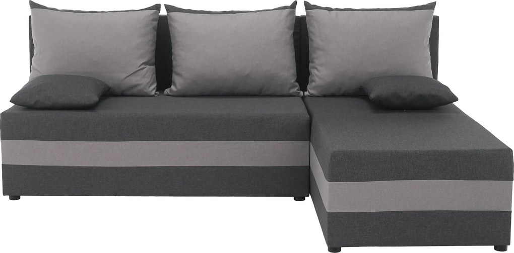 Set de canapea universal, gri/gri deschis, PAGI COLţ UNI