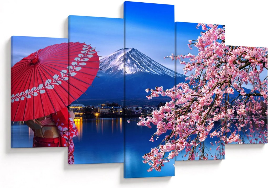 Tablou - cu privire la munte - Japonia (150x105 cm)
