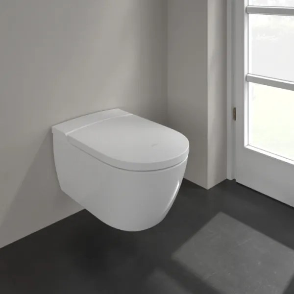 Villeroy & Boch V0E100R1 - Bideu suspendat VICLEAN cu capac SoftClose, alb alpin +DO