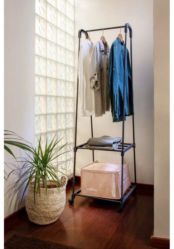 Cutie de depozitare pentru haine din plastic cu vacuum 42x40x25 cm Pink Edition – Compactor