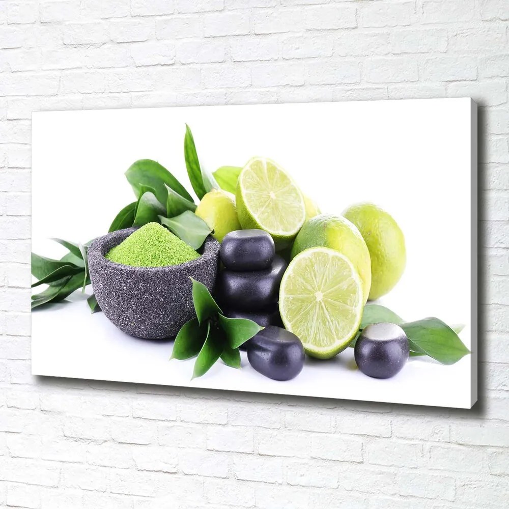 Tablou canvas Limes și pietre