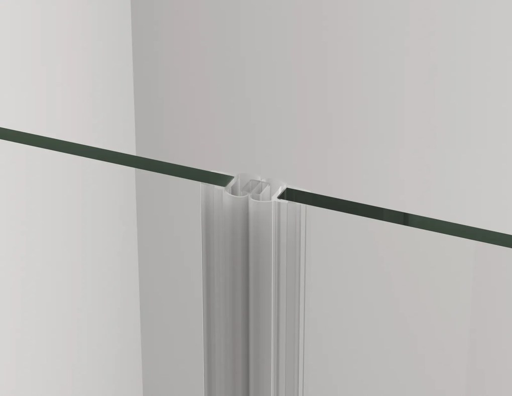 Usa batanta cu profil compensator, negru mat, 70 cm, instalare stanga Ronal Cadura 700 mm, Negru mat, Stanga