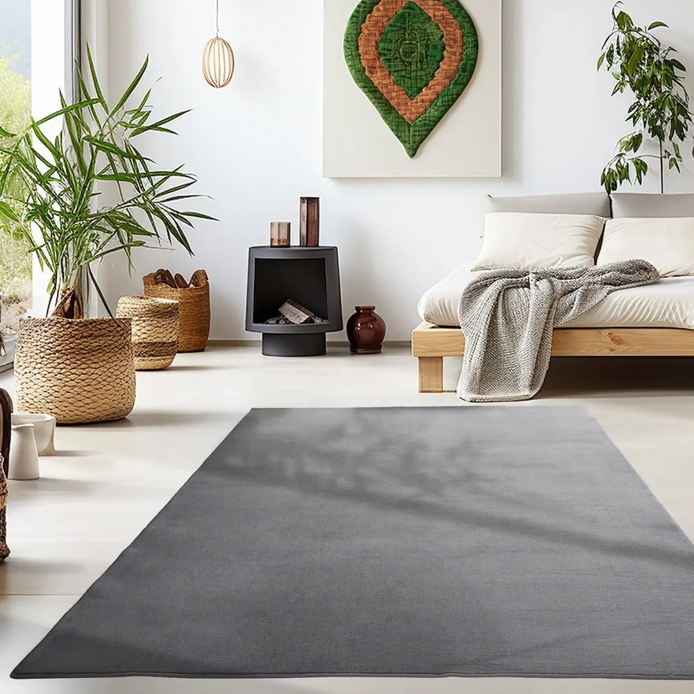 Covor tip traversă gri lavabil 80x250 cm Sky – Ayyildiz Carpets