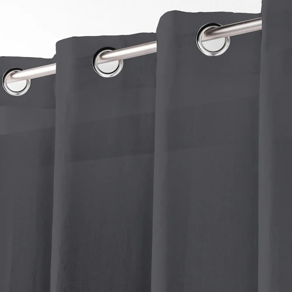 Perdea gri antracit 140x280 cm Telma – douceur d'intérieur