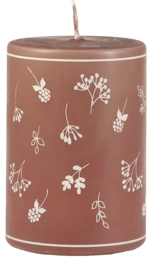 Lumânare Unipar Fleur, durată ardere 30 h, maro
