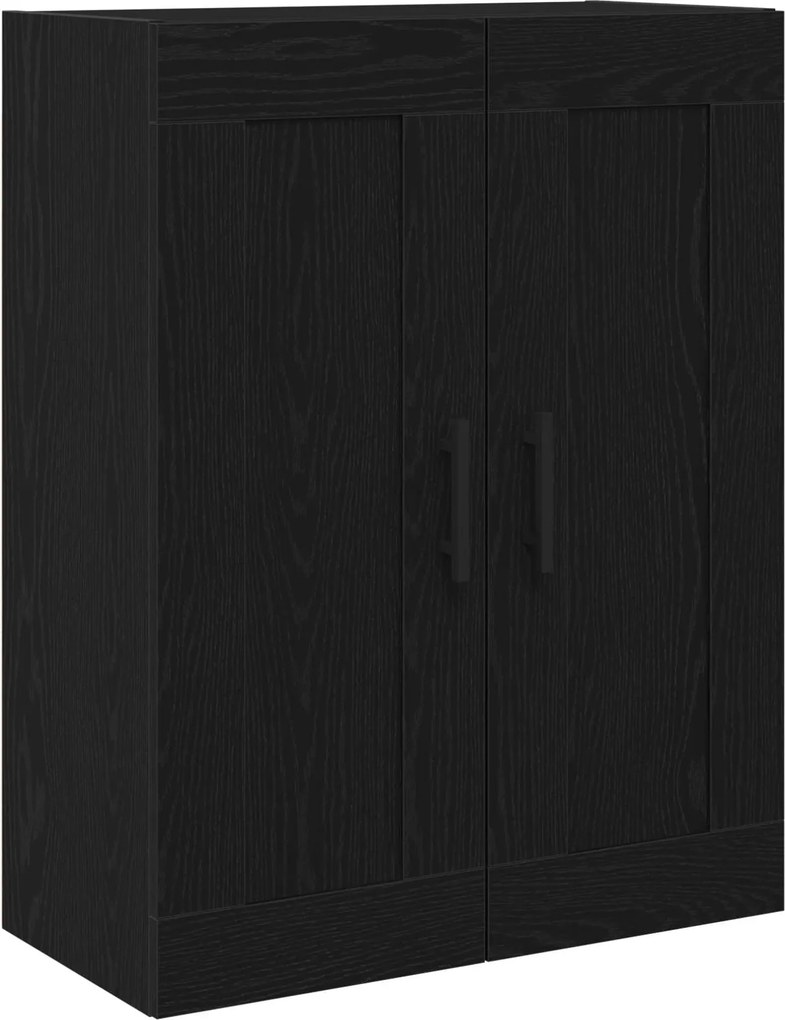 vidaXL Cabinet suspendat Stejar Negru 69,5 x 34 x 90 cm Lemn compozit