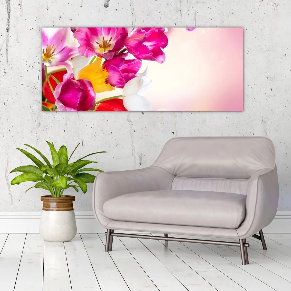 Tablou cu lalele (120x50 cm)