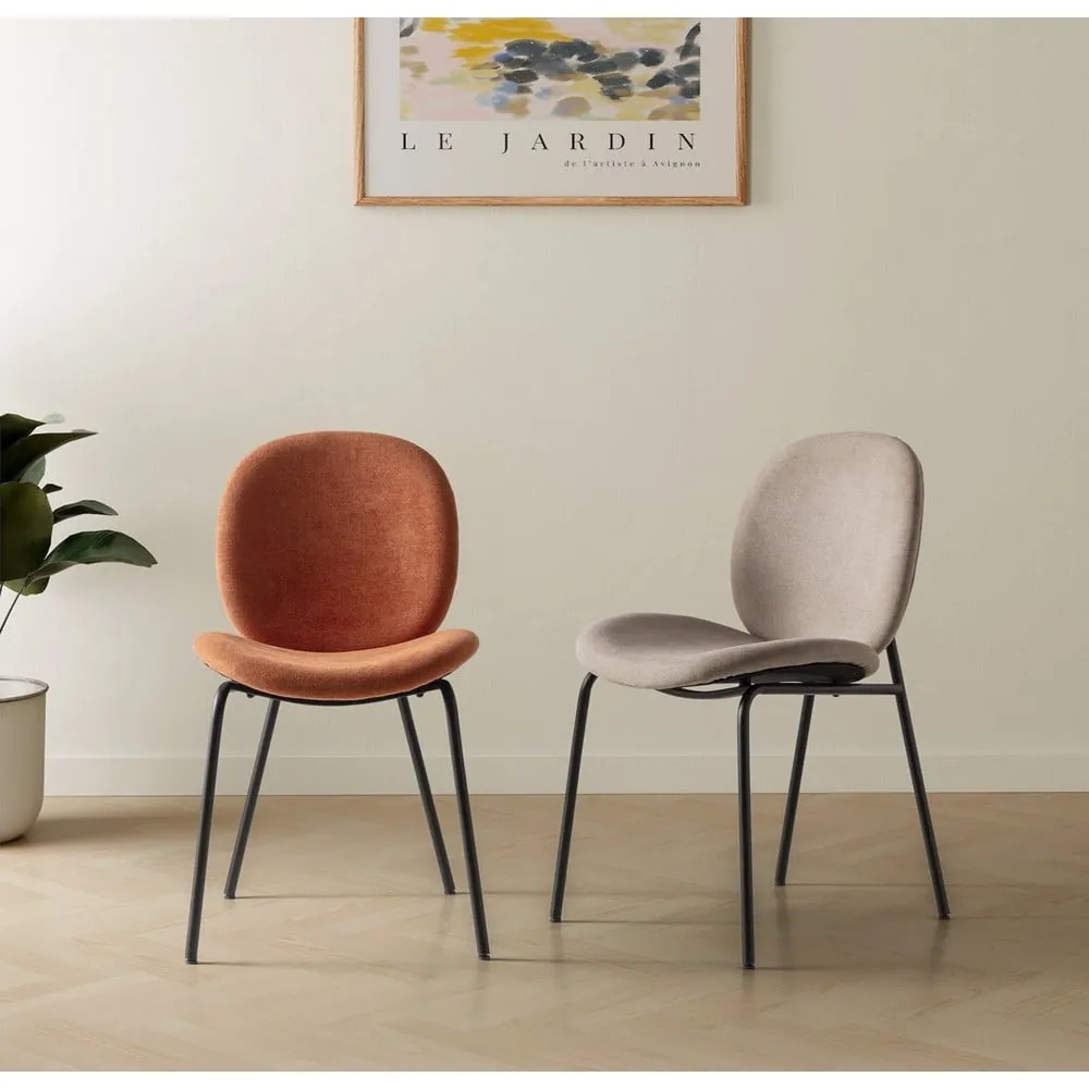 Scaune de dining cărămizii 2 buc. Cori – Marckeric