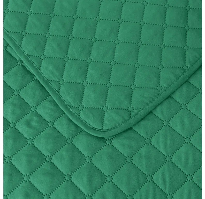 Cuvertura de pat cu model LANTA, verde Dimensiune: 220 x 240 cm
