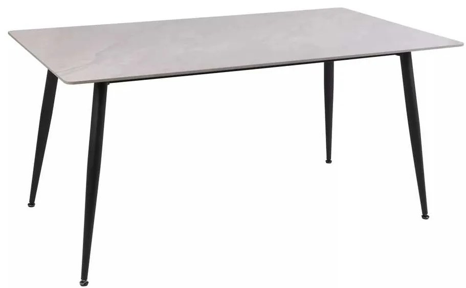 Masă de bucătărie Rion 160 x 90 cm, gri / negru