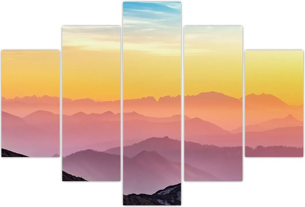 Tablou cerul colorat (150x105 cm)