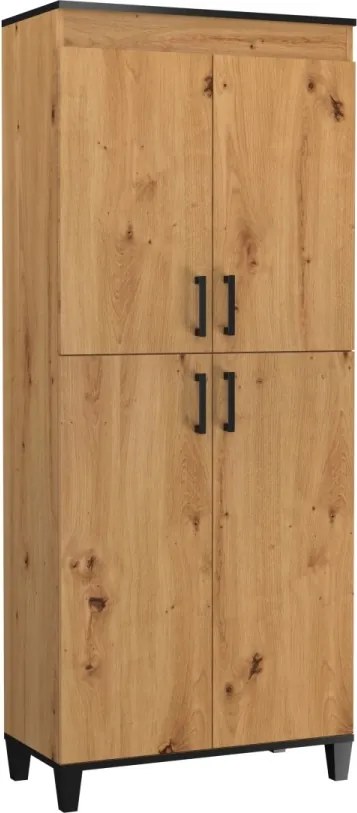Dulap POLA 17 – 80x40x193 cm – Stejar Artisan
