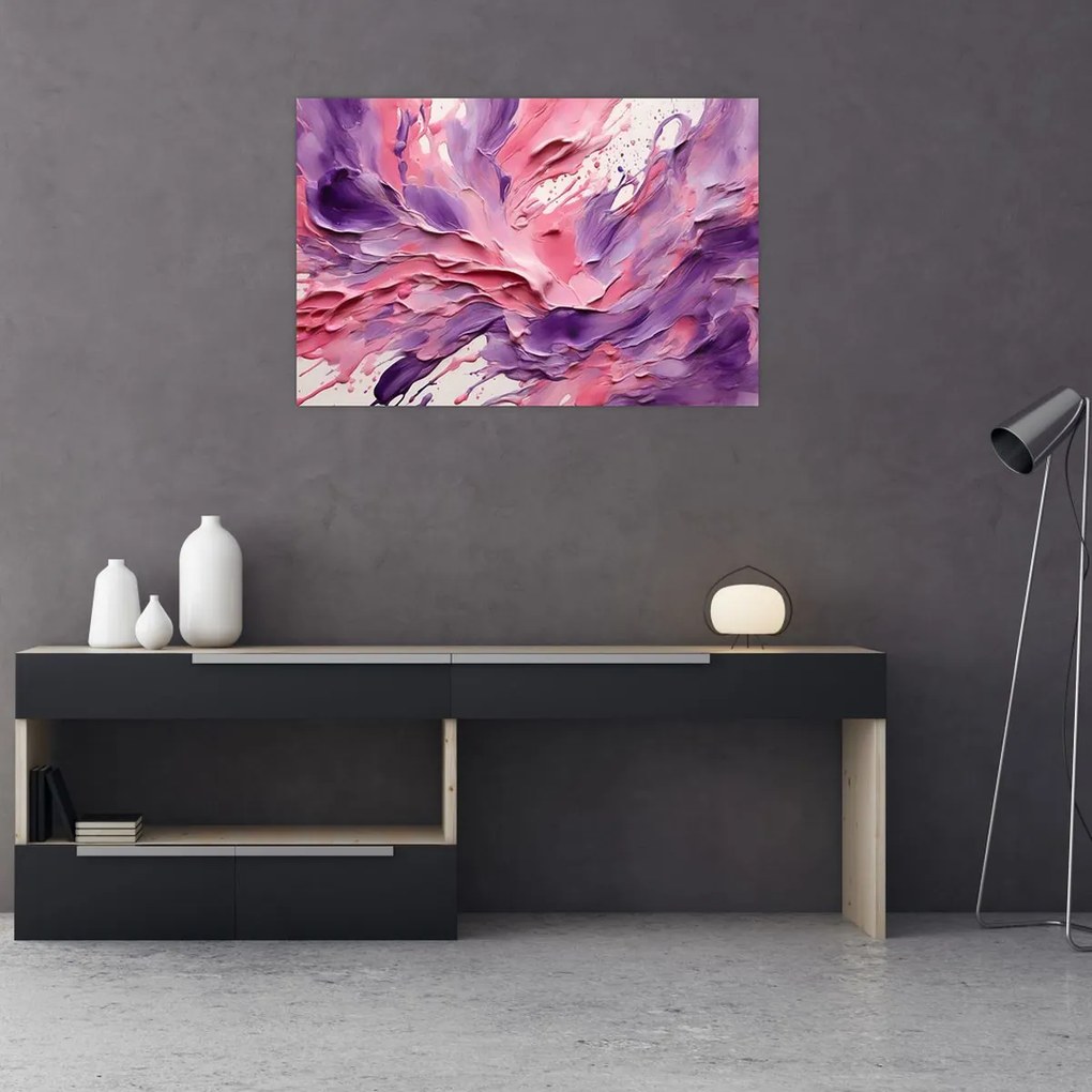 Tablou - Abstracție romantică (90x60 cm)