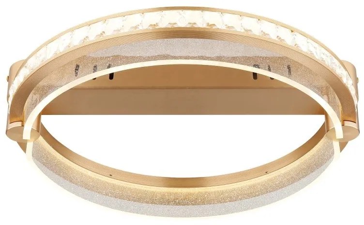 Lustra LED aplicata design circular cu telecomanda BLONDIE D-40cm
