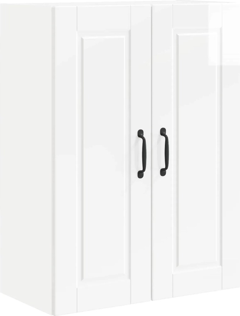 vidaXL Dulap de bucătărie Alb lucios 60 x 31 x 80 cm Lemn compozit