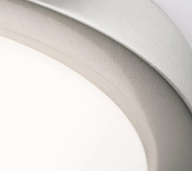 Plafoniera iluminat baie, protectie IP44, diametru 32cm, Fato satin chrome NU 9-365/32 satin OR
