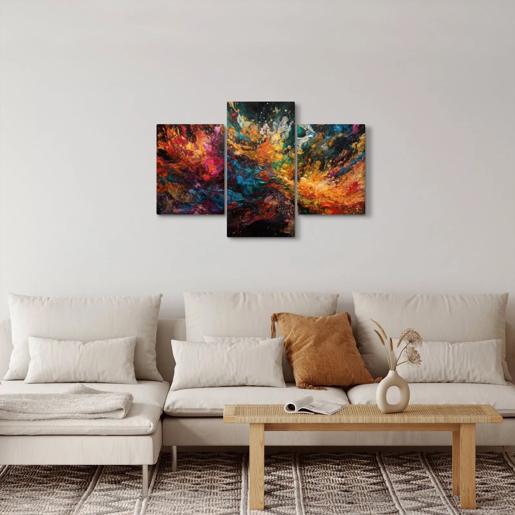 Tablou - Abstracția culorilor II. (90x60 cm)