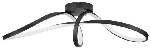 Plafonieră LED RGBW dimabilă Eglo 901158 CALAROSSA-Z LED/22W/230V negru