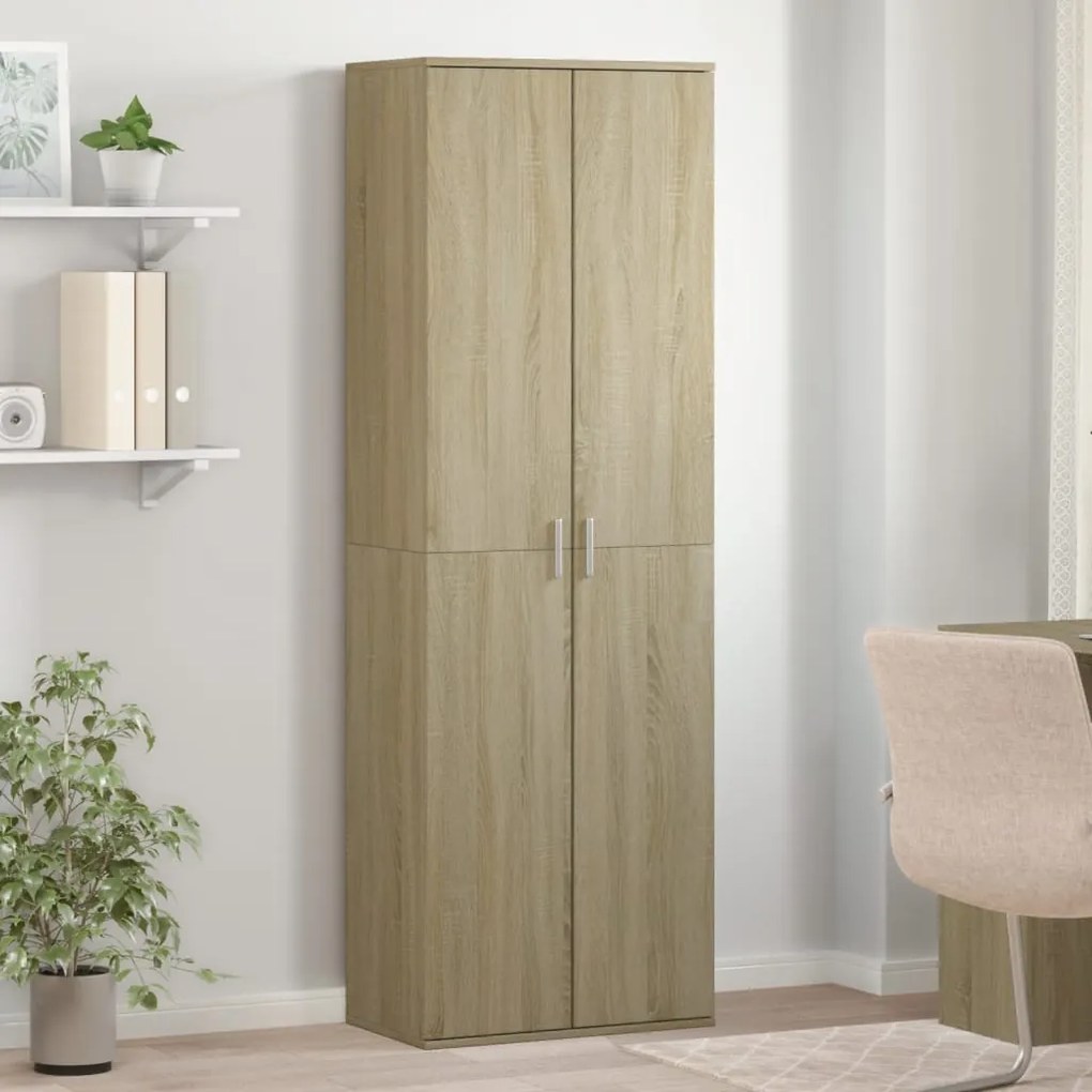 vidaXL Dulap înalt, stejar sonoma, 60x35x180 cm, stejar sonoma