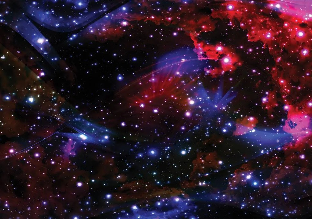 Fototapet - Cosmos colorat (254x184 cm)