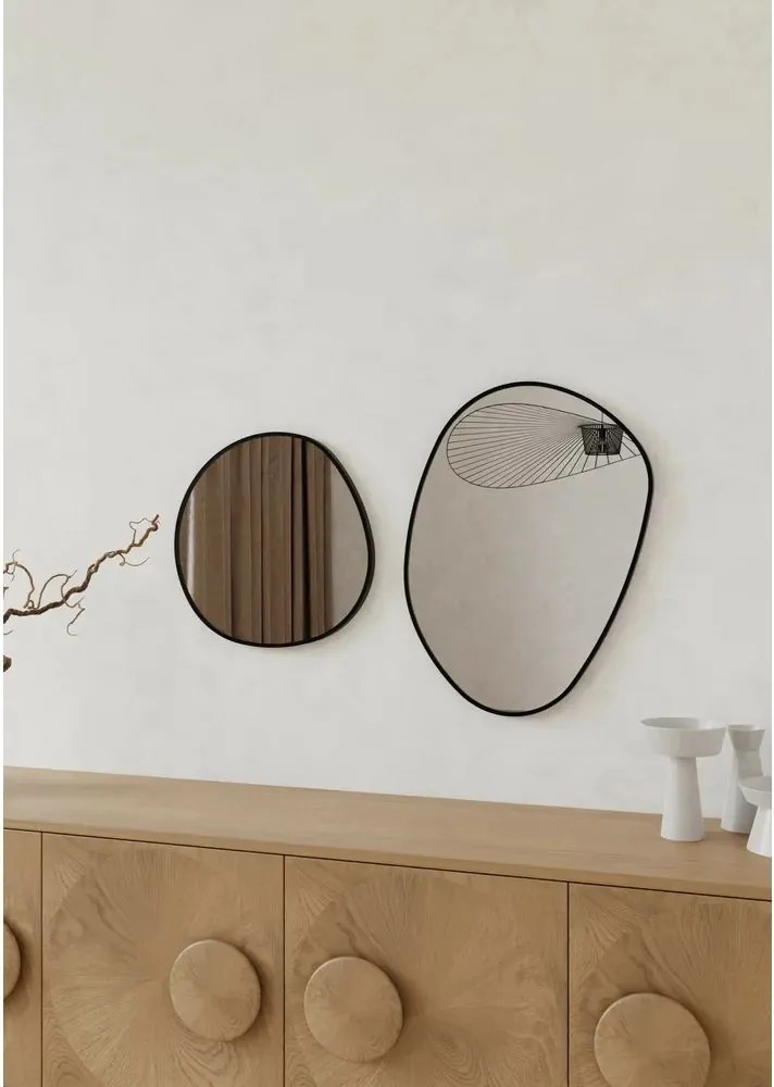 Oglinda Dubiel Vitrum Fly negru 55x72 cm