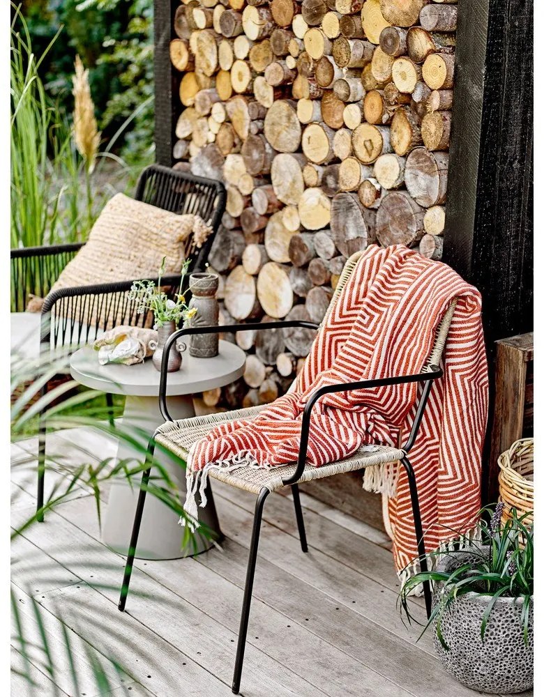 Scaune de dining negre 2 buc. Santino – Bloomingville