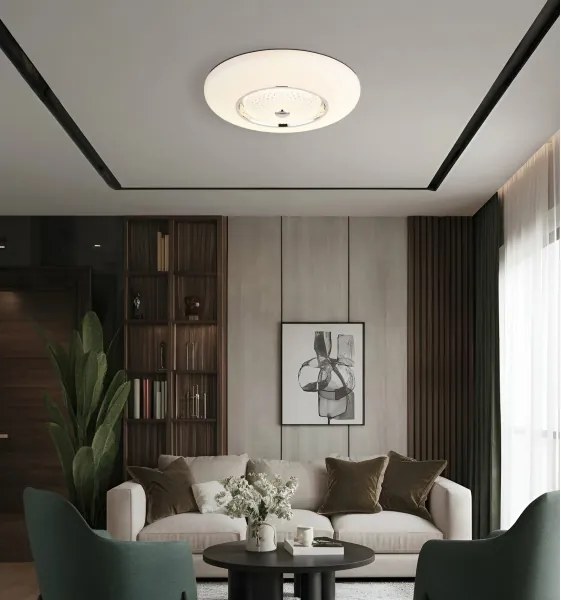 Globo 48071-50 - Plafonieră LED GRAHAM LED/48W/230V Ø 59 cm albă