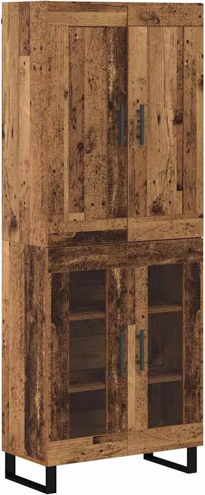 vidaXL Bufet Lemn vechi 69,5 x 34 x 180 cm Lemn compozit