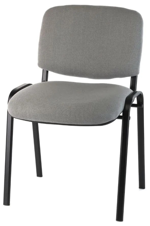 Scaun de conferinta Viva N, picioare negre, gri