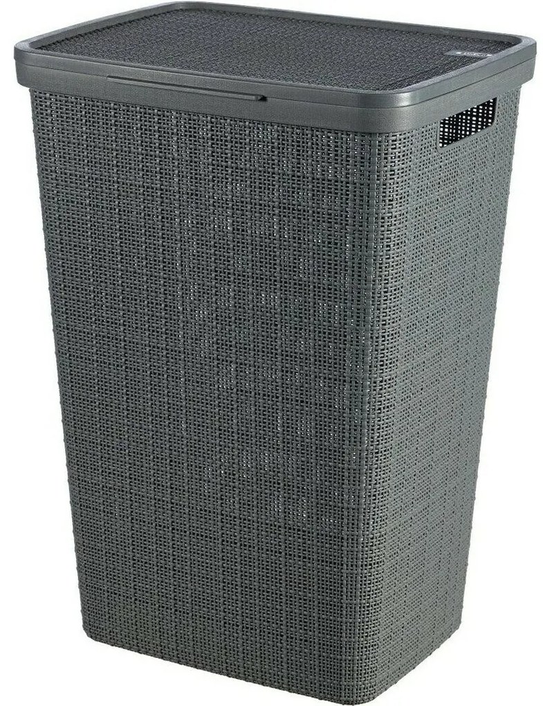 Curver Coș pentru rufe murdare Jute 58 l, griînchis
