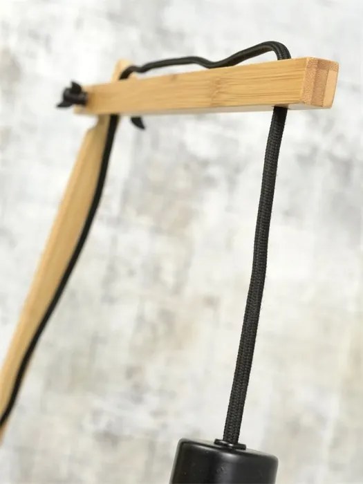Aplica din bambus cu brat articulat Bali orizontal L natur, 44cm