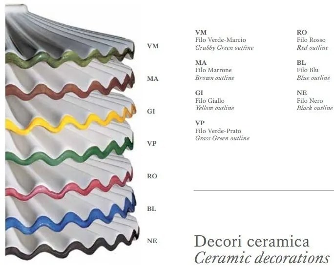 Candelabru 3 brate design clasic realizat manual din ceramica RAVENNA