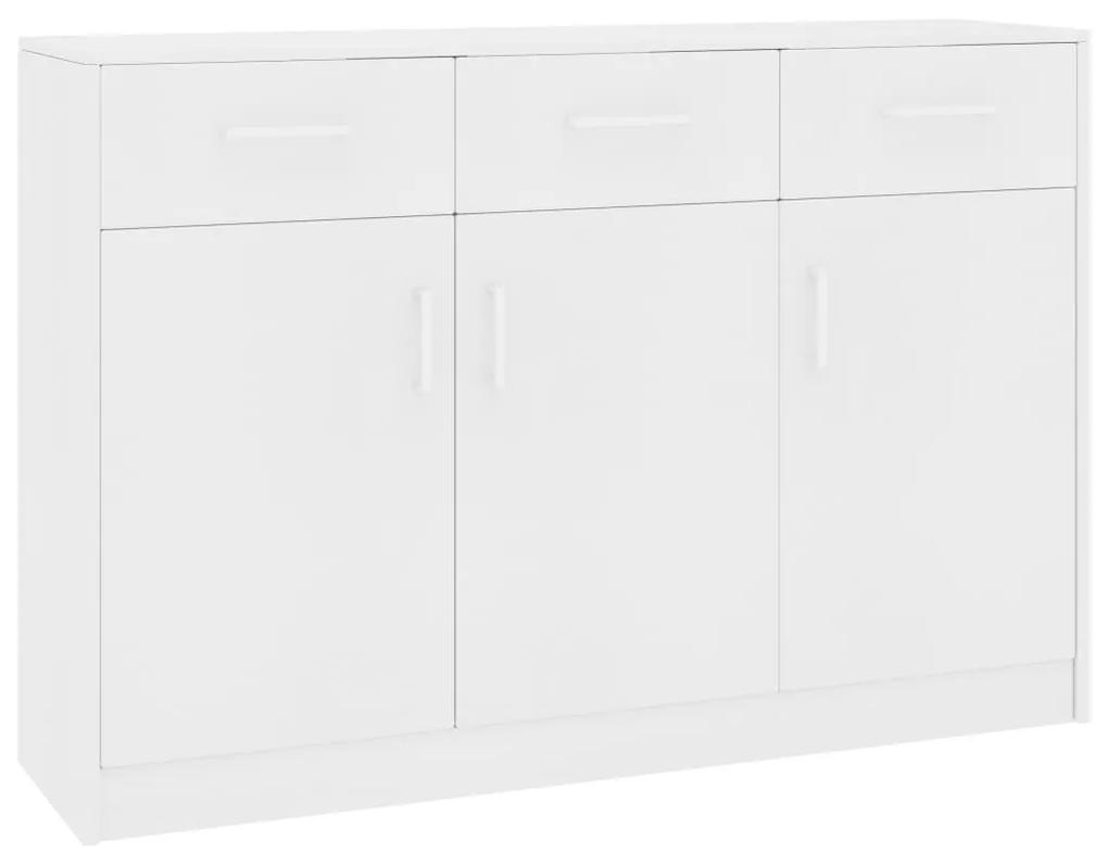 800702 vidaXL Servantă, alb, 110 x 30 x 75 cm, PAL
